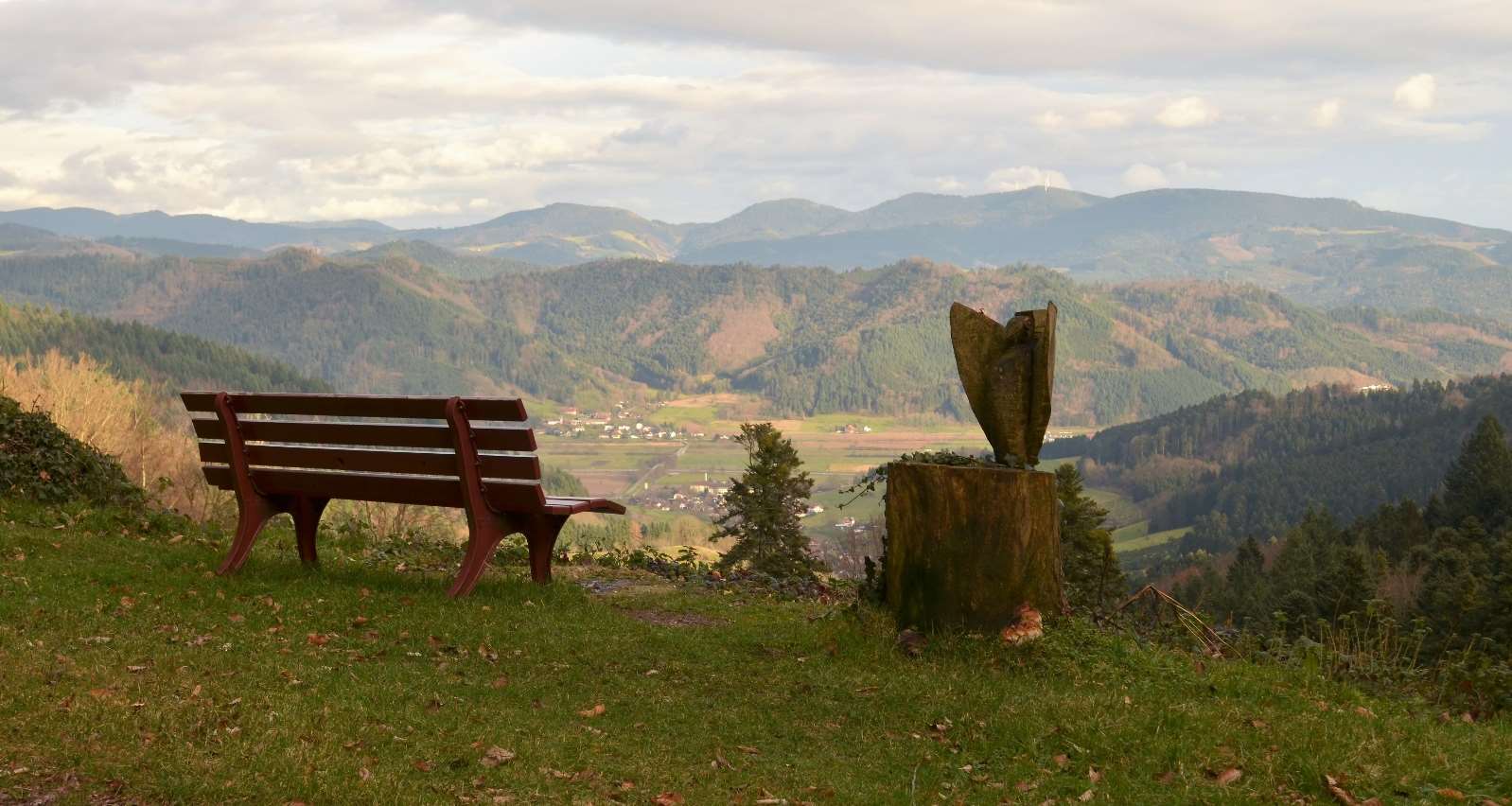 Gutta-Hütte Panorama Aussicht ins Fußbachtal